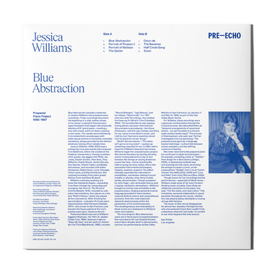 Blue Abstraction: Prepared Piano Project 1985–1987 (Vinyl LP)